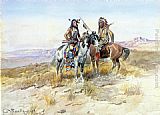Charles Marion Russell Wall Art - On the Prowl